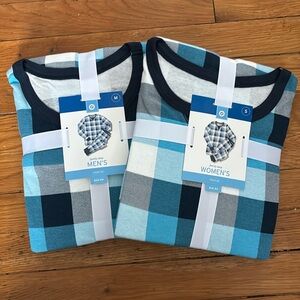 Women’s and Men’s matching Hanukkah Pajamas